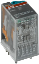 ABB RELAY CR A1-A2=24VDC 2 C/O